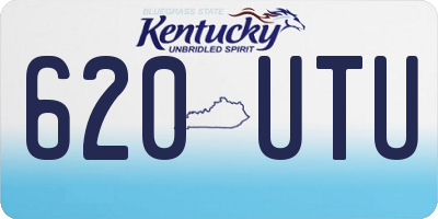 KY license plate 620UTU