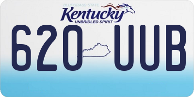 KY license plate 620UUB