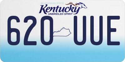 KY license plate 620UUE