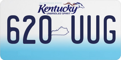 KY license plate 620UUG