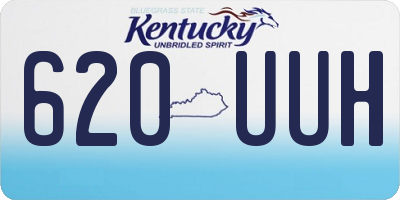 KY license plate 620UUH
