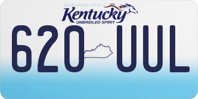 KY license plate 620UUL