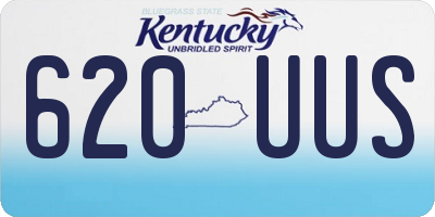 KY license plate 620UUS