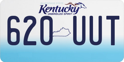 KY license plate 620UUT
