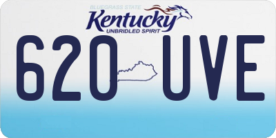 KY license plate 620UVE