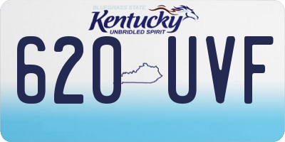 KY license plate 620UVF