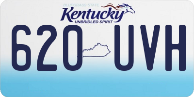 KY license plate 620UVH