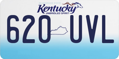 KY license plate 620UVL