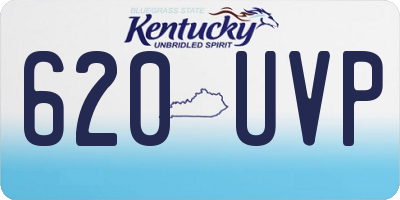 KY license plate 620UVP