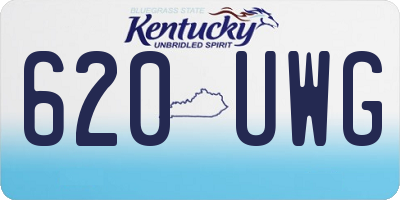 KY license plate 620UWG