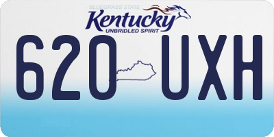 KY license plate 620UXH