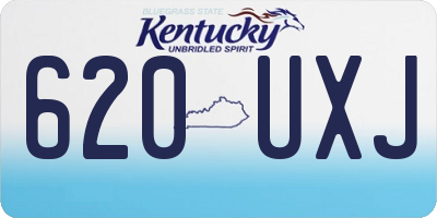 KY license plate 620UXJ