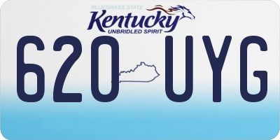 KY license plate 620UYG