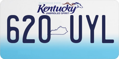 KY license plate 620UYL