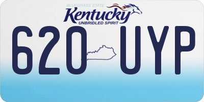 KY license plate 620UYP