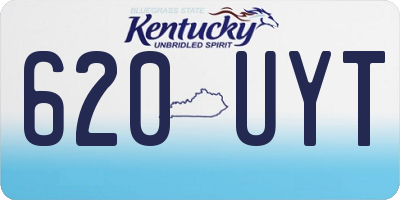 KY license plate 620UYT