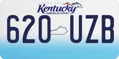 KY license plate 620UZB