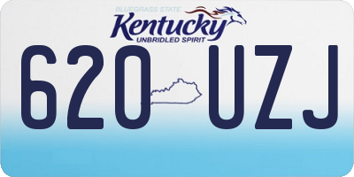 KY license plate 620UZJ