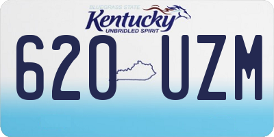 KY license plate 620UZM