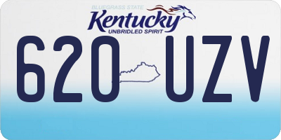 KY license plate 620UZV