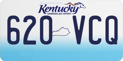KY license plate 620VCQ