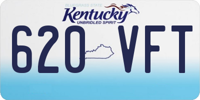 KY license plate 620VFT