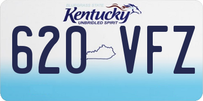 KY license plate 620VFZ