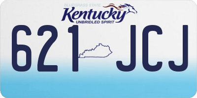 KY license plate 621JCJ