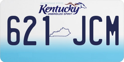 KY license plate 621JCM