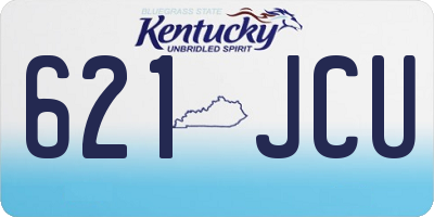 KY license plate 621JCU