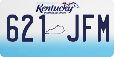 KY license plate 621JFM