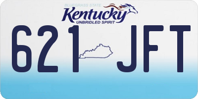 KY license plate 621JFT