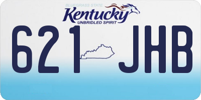 KY license plate 621JHB