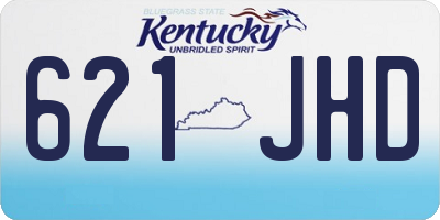 KY license plate 621JHD