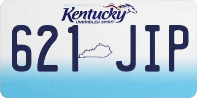 KY license plate 621JIP