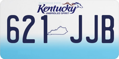 KY license plate 621JJB