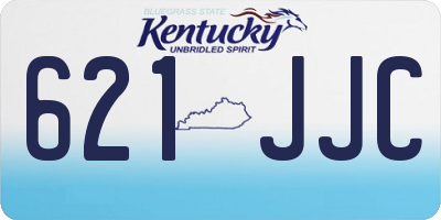 KY license plate 621JJC