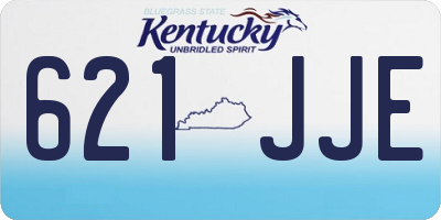 KY license plate 621JJE