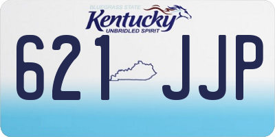 KY license plate 621JJP