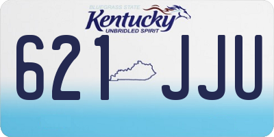 KY license plate 621JJU