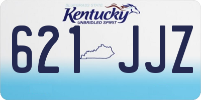 KY license plate 621JJZ