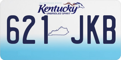 KY license plate 621JKB