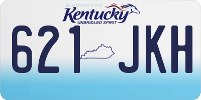 KY license plate 621JKH