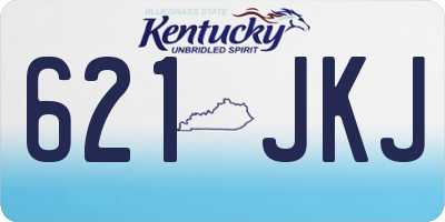 KY license plate 621JKJ