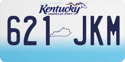 KY license plate 621JKM