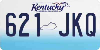 KY license plate 621JKQ