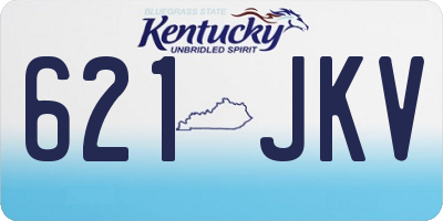 KY license plate 621JKV