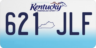KY license plate 621JLF