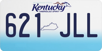 KY license plate 621JLL
