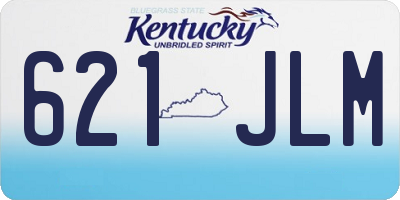 KY license plate 621JLM